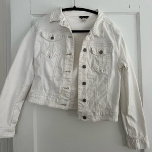 White Denim Jacket